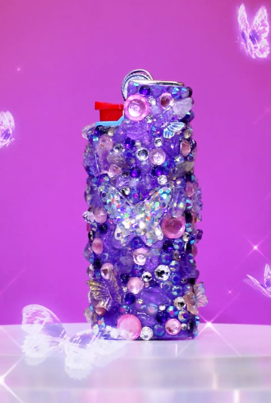 Butterfly Lighter Case (For Bic Mini Lighters)